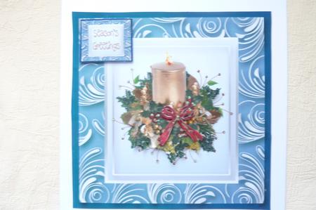 Christmas Candle by Rosina Walker
