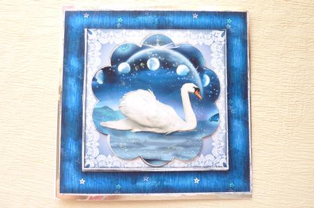 Swan Quick Card by Rosina Walker