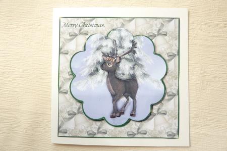Cute Reindeer Topper with Quick Decoupage by Rosina Walker