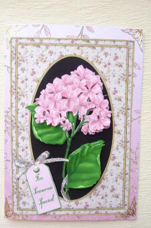 Beautiful Pink Hydrangeas by Rosina Walker