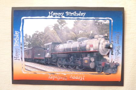 Birthday Train by Rosina Walker
