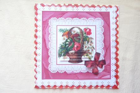Rose Basket by Rosina Walker