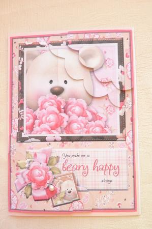 Beary Happy with Duo Corner Stacker by Rosina Walker