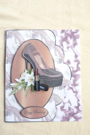 Glossy Taupe Shoes by Rosina Walker