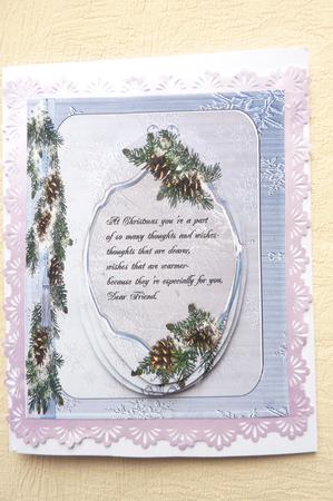 Christmas Verse Pine Cones by Rosina Walker