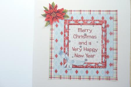 Insert for Happy Holidays Christmas Bears 8x8 Card Front by Rosina Walker