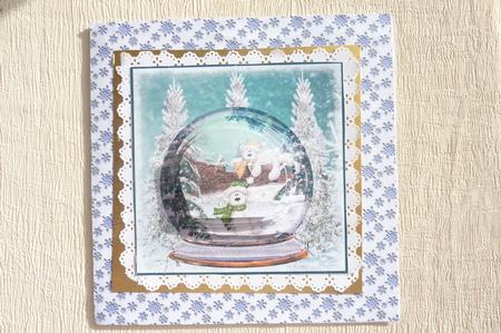 Winter Snowglobe, Beary Christmas by Rosina Walker