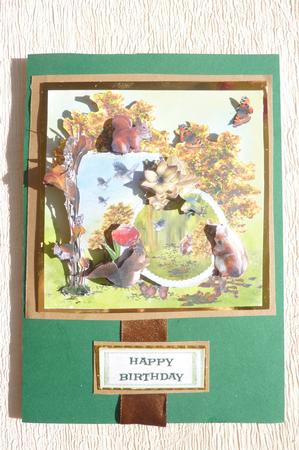 Scrapbook Red Squirrel by Rosina Walker