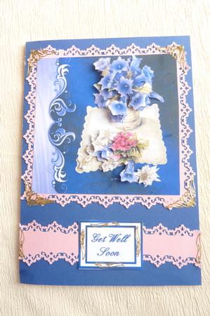 A Hint of Pink Amongst the Blue by Rosina Walker