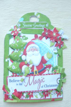 Believe in the Magic Shaped Card Front by Rosina Walker