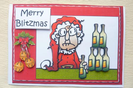 Gus Says Merry Blitzmas by Rosina Walker
