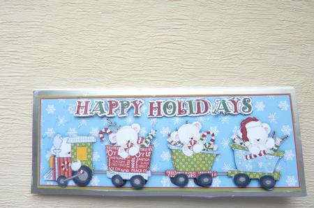 The Polar Express Large Dl Card with Step by Step by Rosina Walker