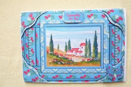 A Farm in Tuscany with Brocade & Pearls by Rosina Walker