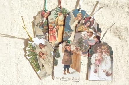 Vintage Christmas Gift Tags by Rosina Walker