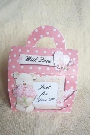 Single-sheet Trinket Bag - Beary Special by Rosina Walker