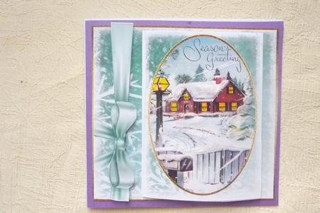 Lights in the Windows at Christmas by Rosina Walker