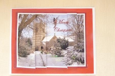 Christmas Church Side Stacker by Rosina Walker