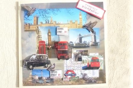 Scrapbook Dear Old London Town 8x8 by Rosina Walker