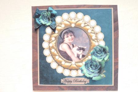 Vintage Beauty in Old Bleu by Rosina Walker
