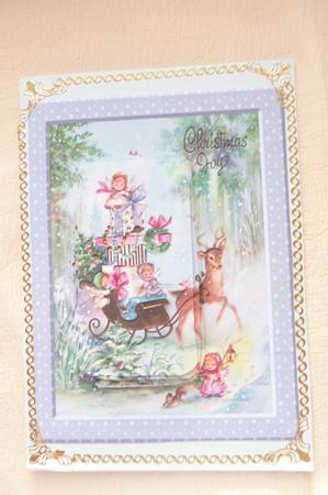 Christmas Joy Card Front by Rosina Walker