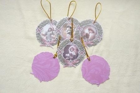 Candy Pink Swirls Paper by Rosina Walker