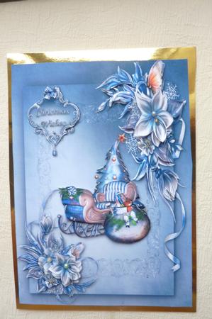 Winter Flowers Christmas by Rosina Walker