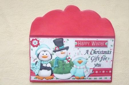 Happy Winter from Snowman & His Pals Money Wallet by Rosina Walker