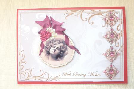 A4 Vintage Lady by Rosina Walker