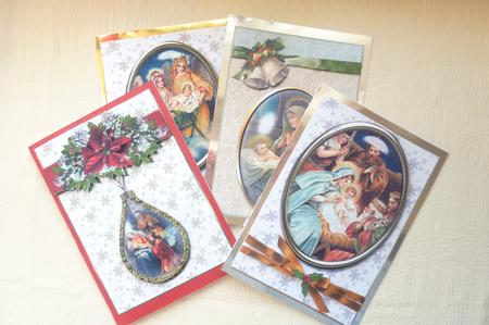 Selection of Four Nativity Toppers by Rosina Walker