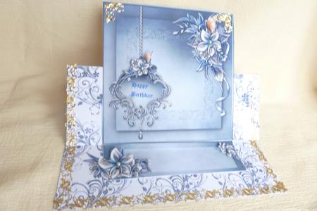 Winter Flowers & Butterflies Easel Panels & Topper by Rosina Walker