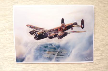Lone Lancaster by Rosina Walker