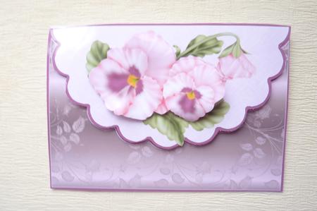 Prety Pink Pansy by Rosina Walker