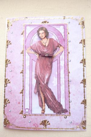 Art Deco Lady Elise Kit Pink by Rosina Walker