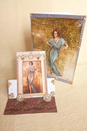 Art Deco Lady Elise Kit Aqua by Rosina Walker