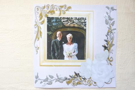 White Roses Quick Scrapbook Pages by Rosina Walker