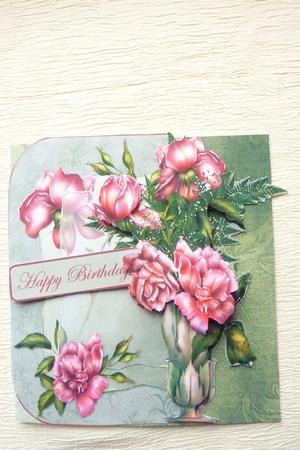 Vase of Red Roses by Rosina Walker