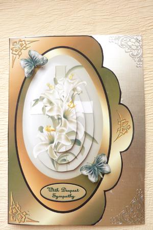 Cross with Lilly's Sympathy Gold Qs by Rosina Walker