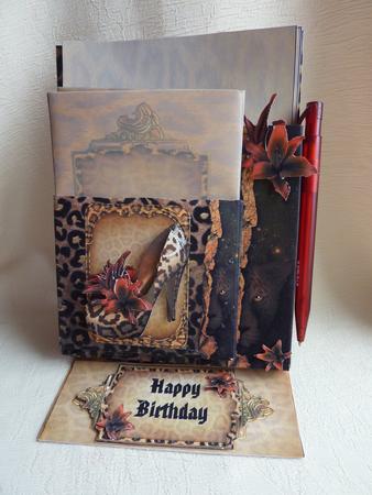 Jaguar Easel Stationery Kit by Rosina Walker