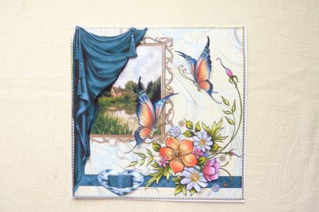 A View of Lot's Cottage 8x8 Topper by Rosina Walker