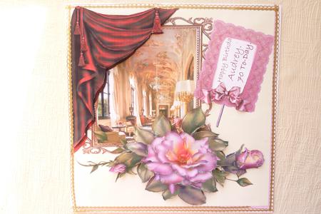 Pink Roses for My Mother 8x8 Topper by Rosina Walker