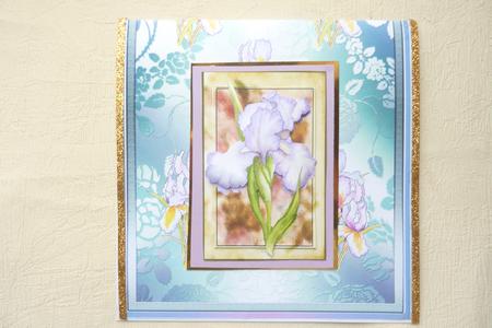 Iris Multi Greetings Pyramid and Step by Step Yellow by Rosina Walker