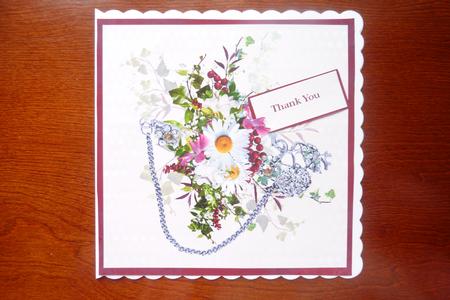 Floral Brooch 8x8 Topper by Rosina Walker