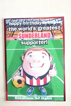 Sunderland Football Club Happy Birthday Nephew by Rosina Walker
