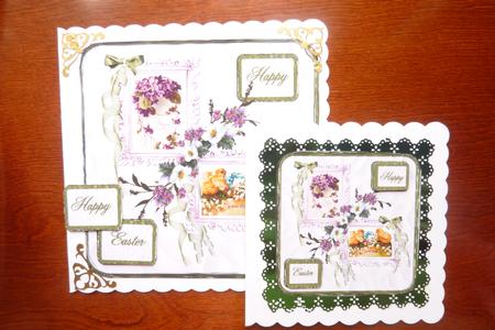 Vintage Easter Toppers 1 by Rosina Walker