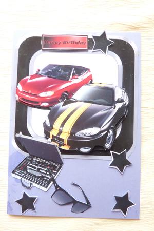Sport Cars in Frame with Toolbox by Rosina Walker