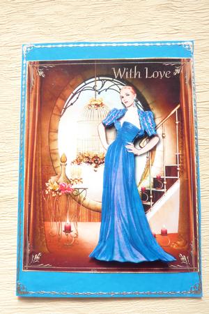 Vintage Love Card Topper by Rosina Walker