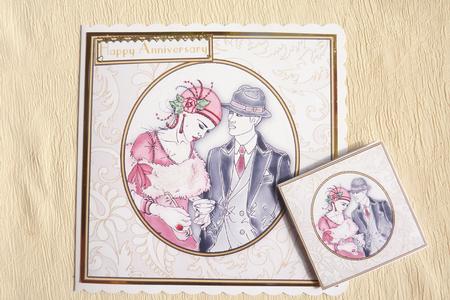 Deco Romance 8x8 Topper Sheet by Rosina Walker