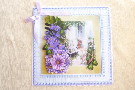 Purple Floral Splender by Rosina Walker