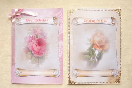 Embossed Floral A5 Backgrounds with Page Curl by Rosina Walker