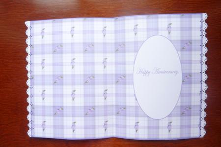 Pretty Lilac Flowers Insert by Rosina Walker
